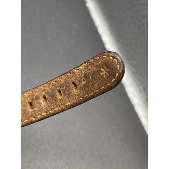 Timex Expedition Watch Women's Silver Tone 22 Indiglo WR50 Brown Leather Band - Picture 9 of 14